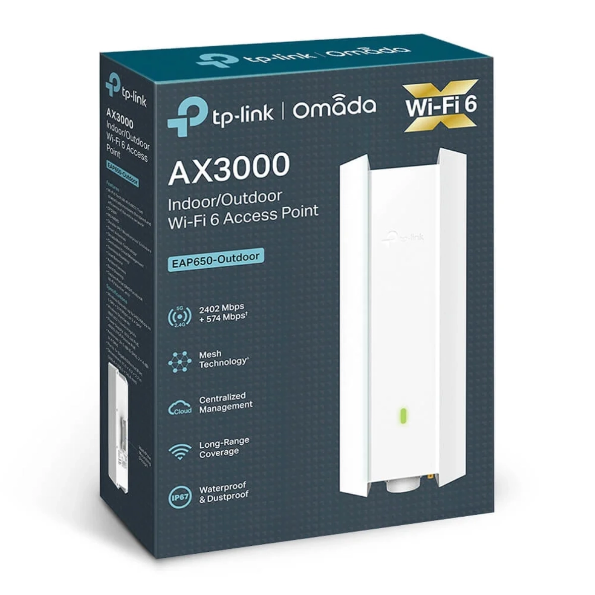 Access Point Dual Band Wi-Fi 6 TP-Link AX3000 EAP650