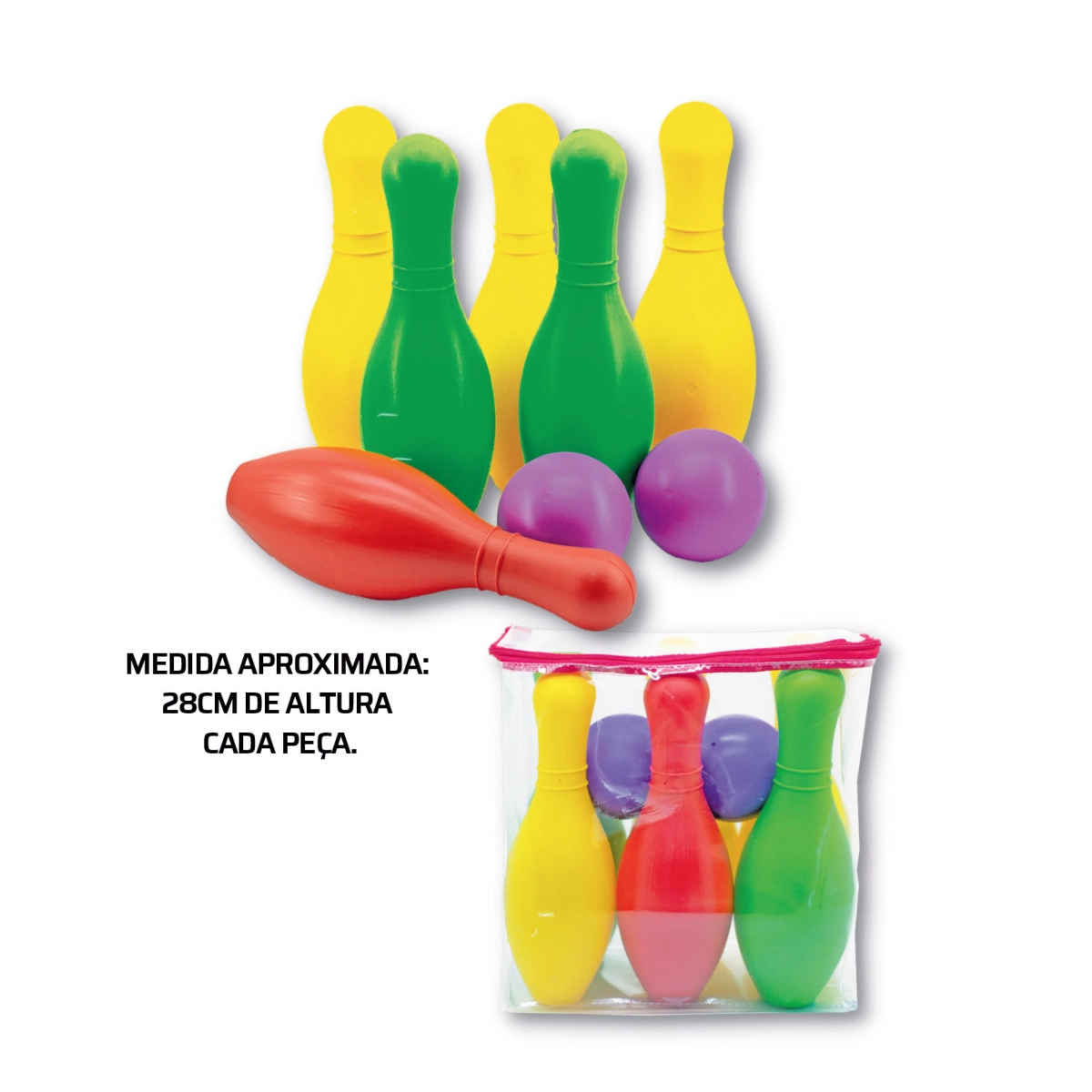 Boliche com 08 Peças
