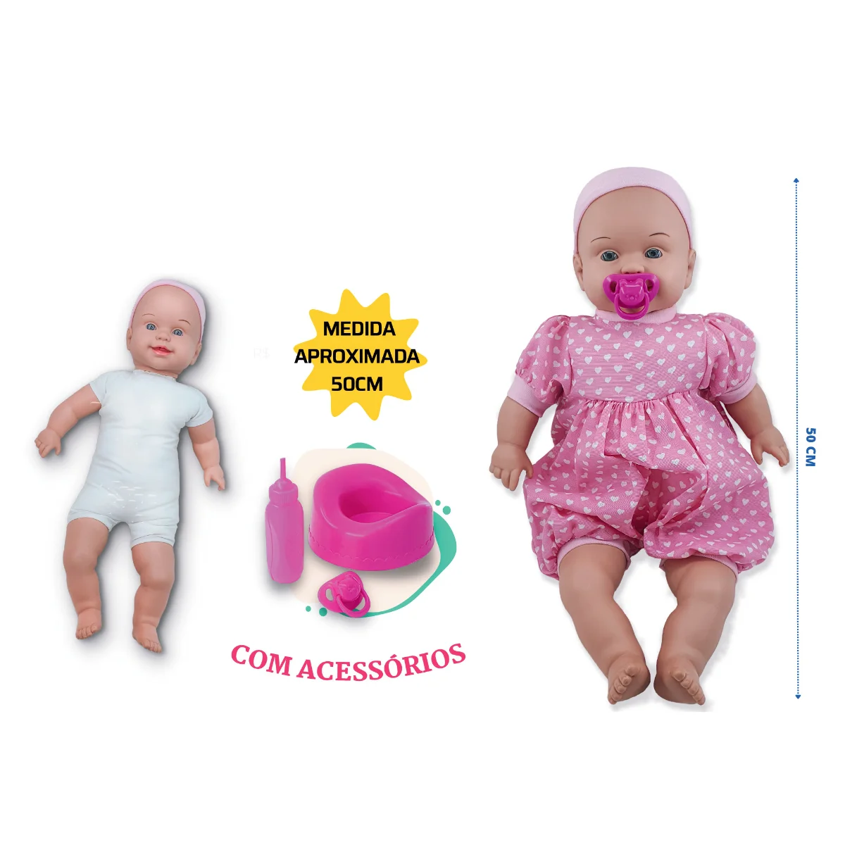 Boneca Bebê Branca