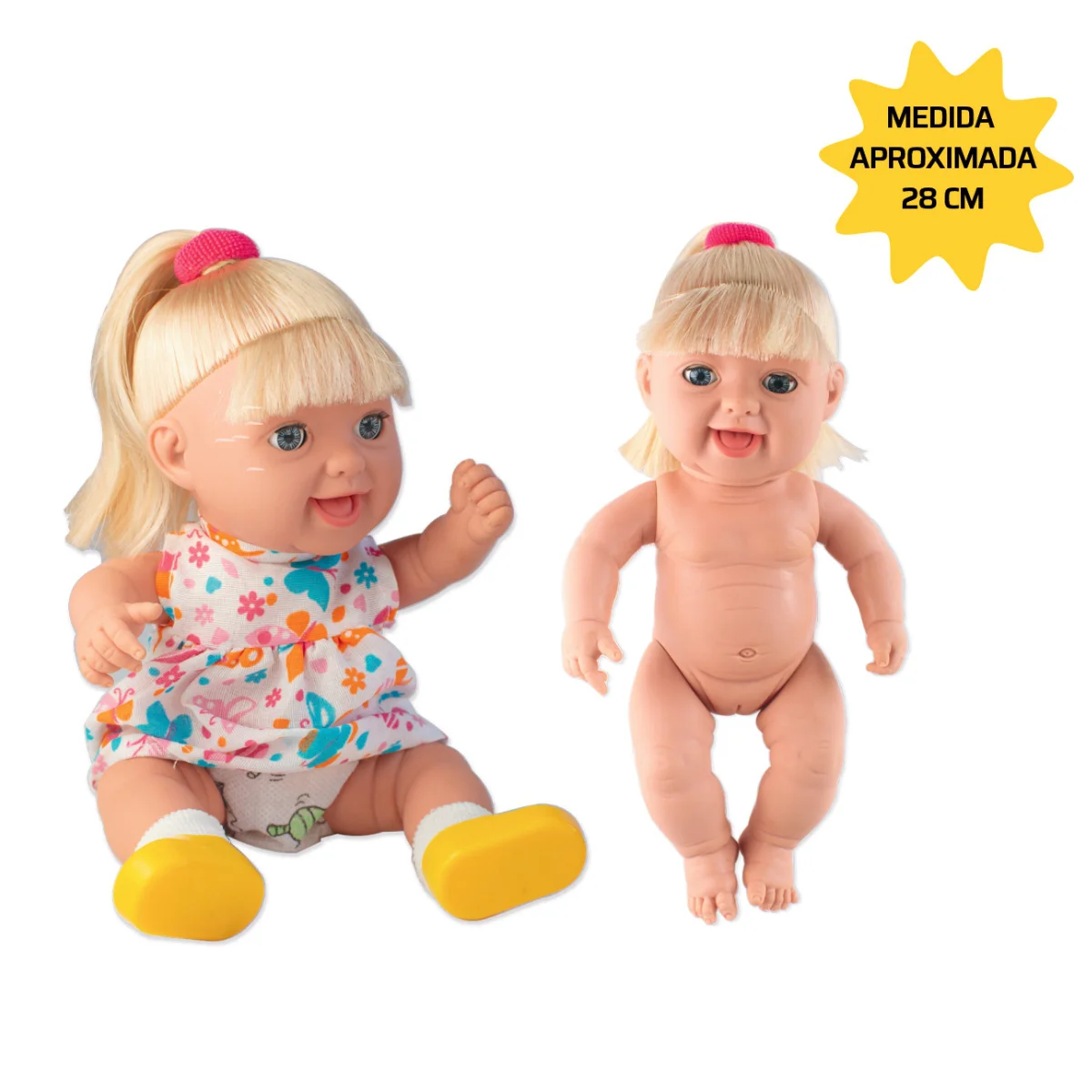 Boneca Menina Branca com Genitália