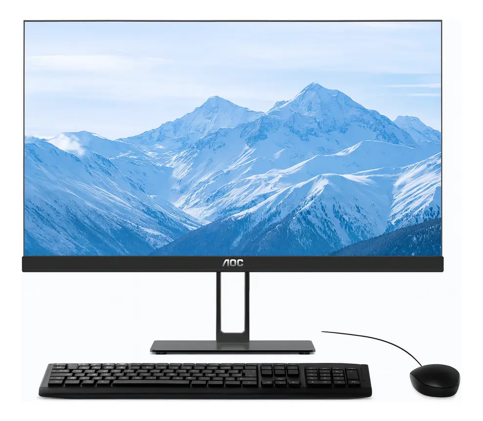 Desktop Brazil PC Slim SFF Intel i3 14100 8GB SSD 256GB + Monitor 21.5" (Linux)