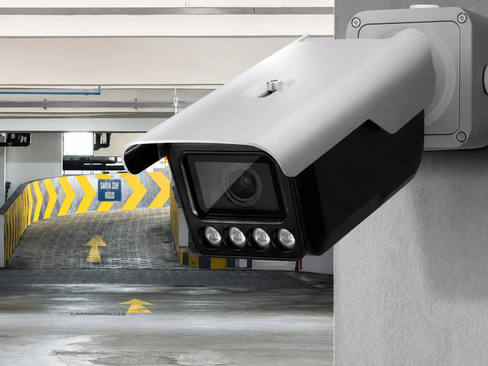 Ponto de Monitoramento com Leitura de Placas LPR (Smart City)